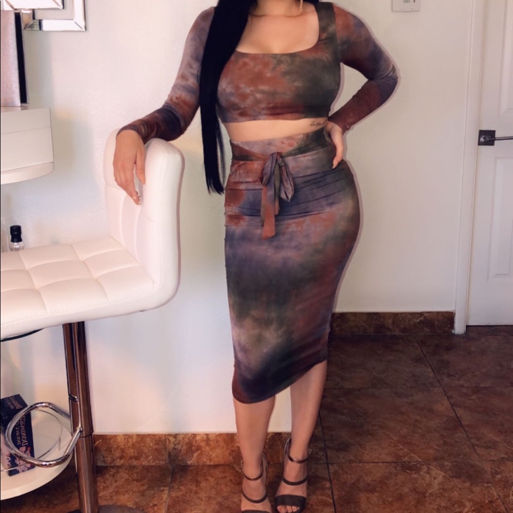 Two Piece-Skirt Set